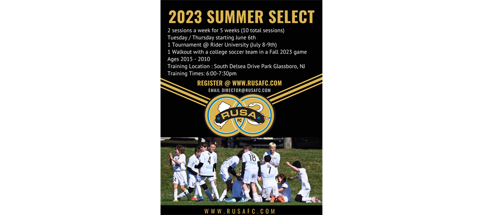 Summer Select Registration Now Open!