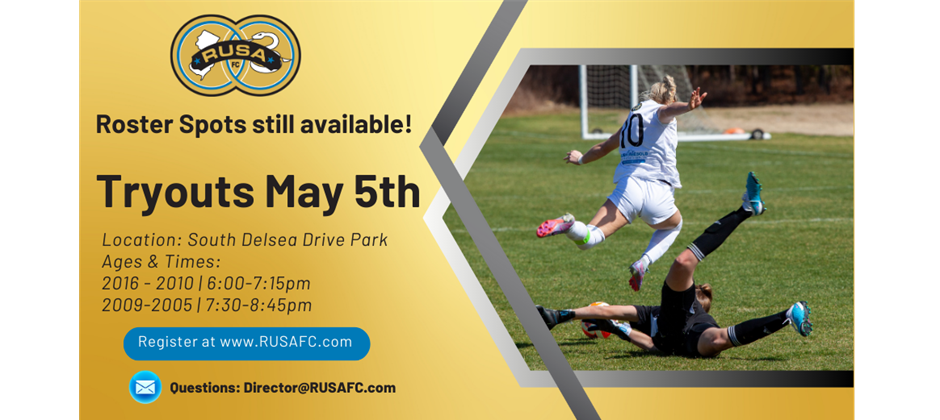 Roster Spots Still Available for 2023 - 2024